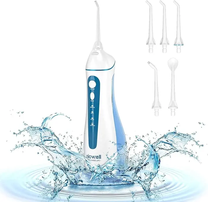 Irrigador portátil Nicwell, Mejor irrigador dental portátil calidad precio