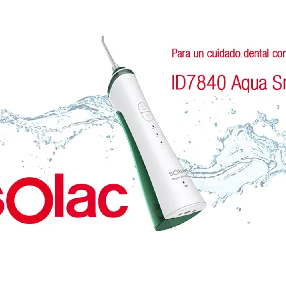 Irrigador Dental Solac ID7840 Solac Aqua Smile Munddusche: Ideal para brackets y encías