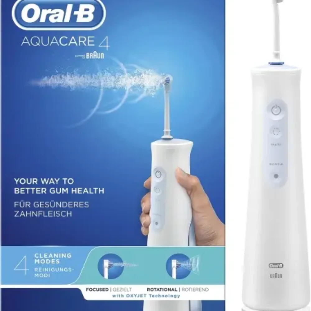 Irrigador Braun Oral B Aquacare 4 con Tecnología Oxyjet