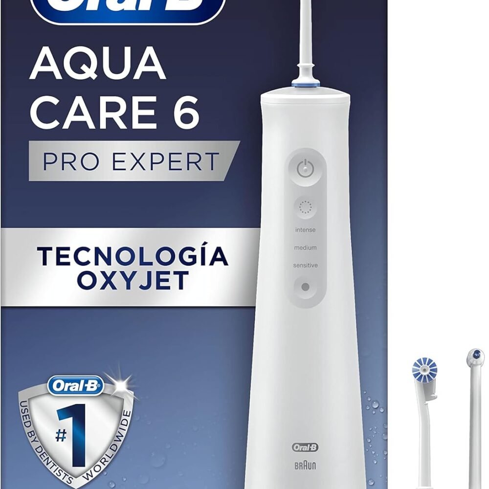 Irrigador Oral-B Aquacare 6 Pro-Expert con Tecnología Oxyjet